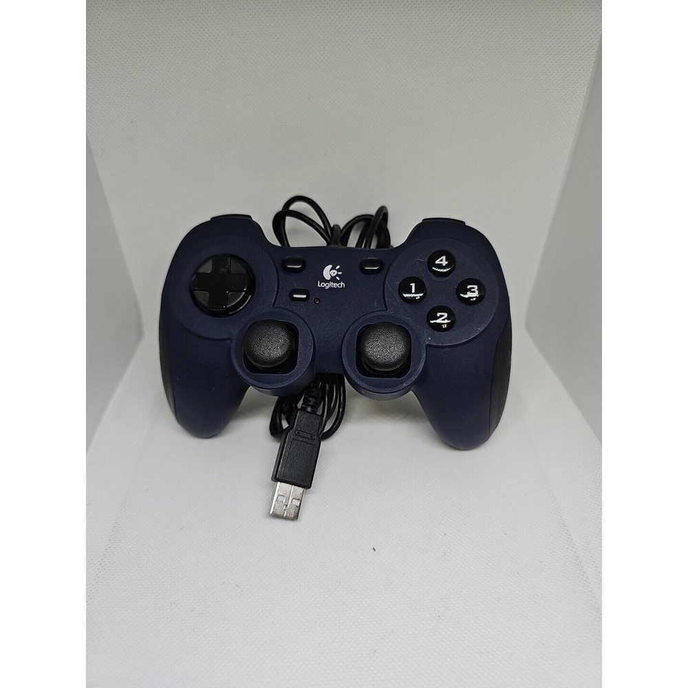 Logitech Dual Action Gamepad USB Game Controller G-UF13A 863247-0010 Blue